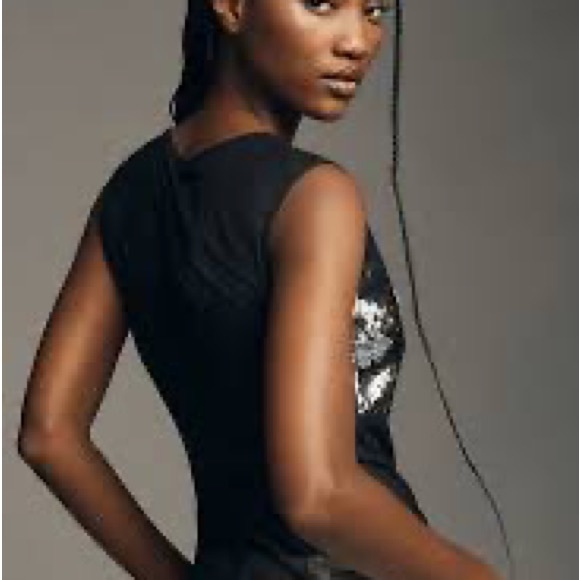 NWT ANTHROPOLOGIE SEQUIN TOP M - Picture 2 of 6